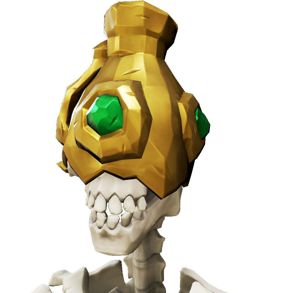 Golden-Top Skull