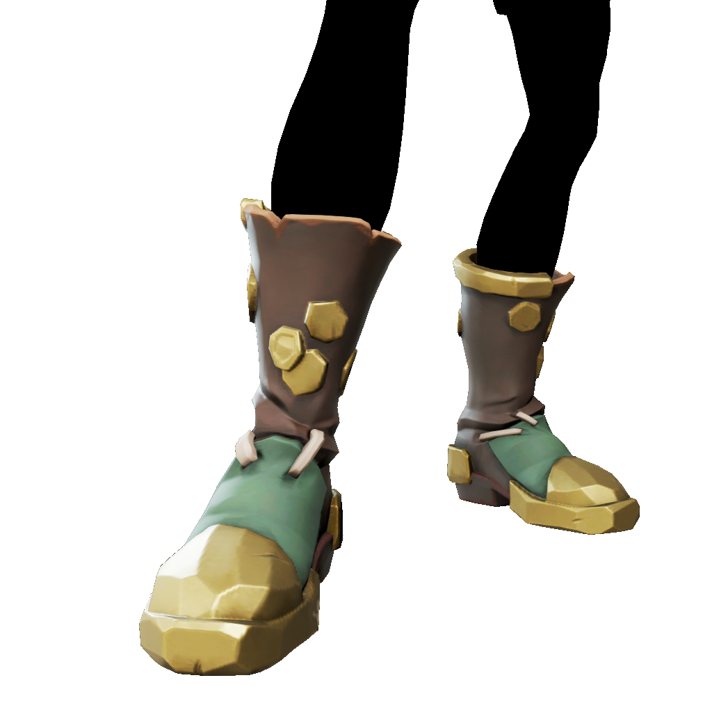 Gold Hoarders Boots