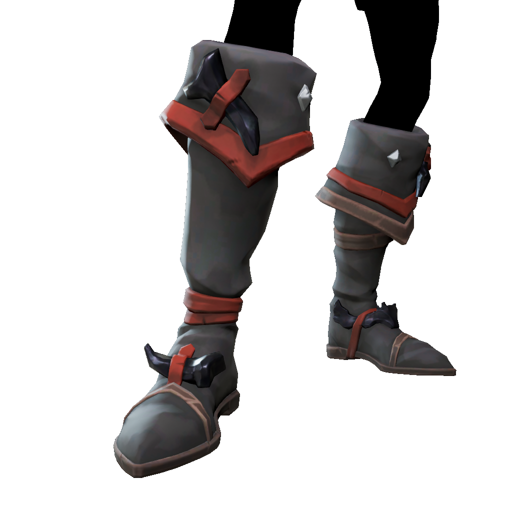 Obsidian Bone Crusher Boots
