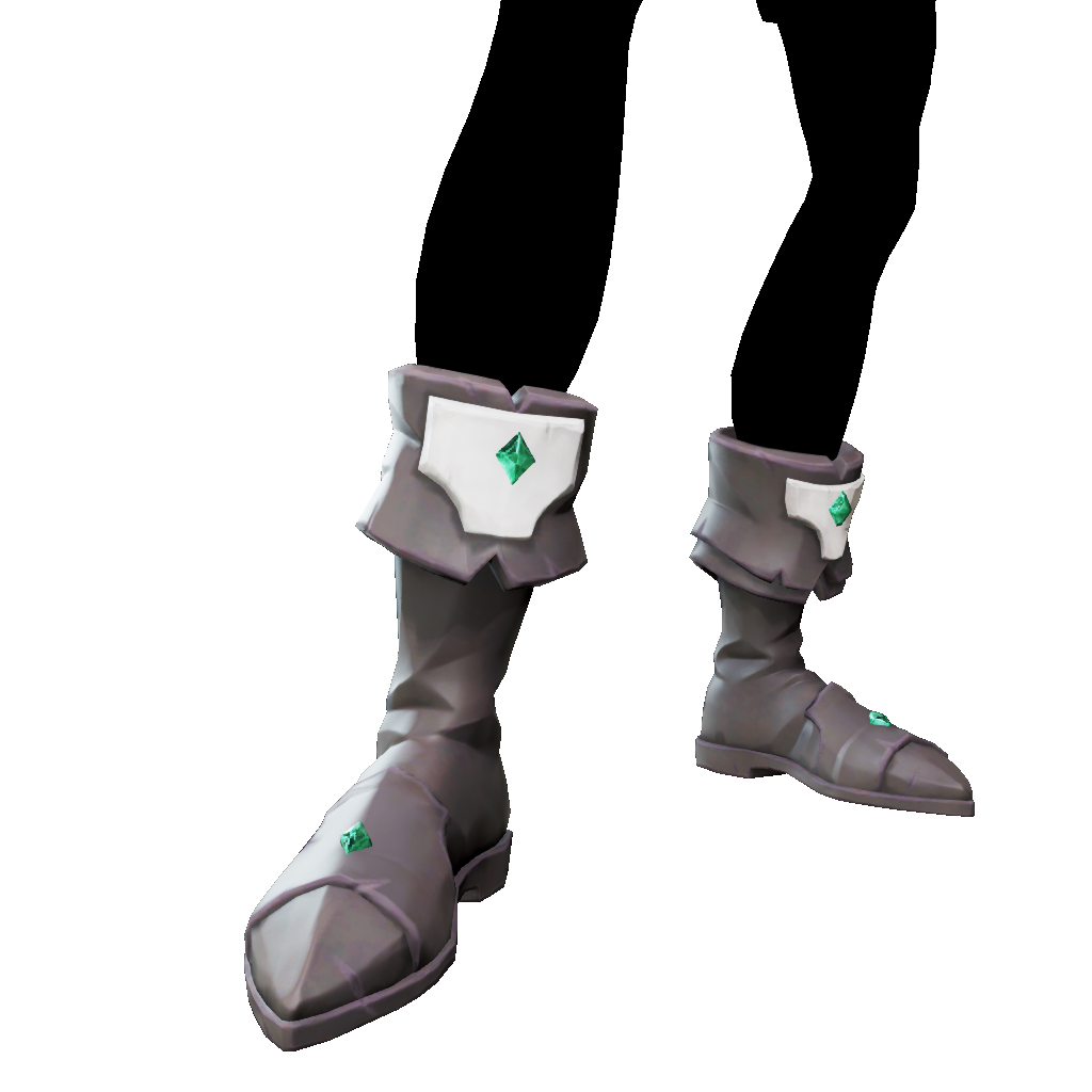 Silver Blade Boots