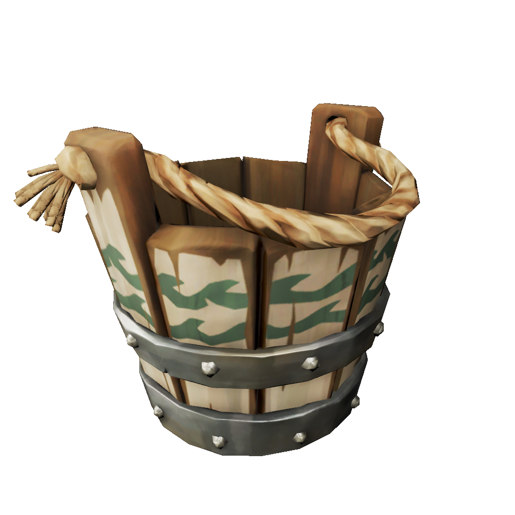 Stormy Sea Dog Bucket