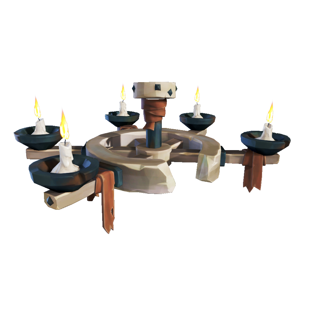Bone Crusher Captain's Chandelier