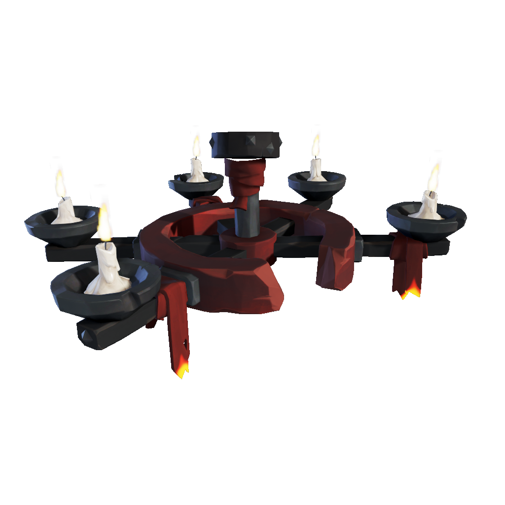 Obsidian Bone Crusher Chandelier