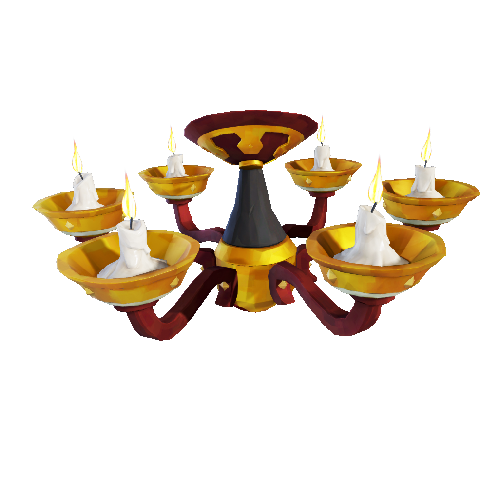 Wild Rose Captain's Chandelier