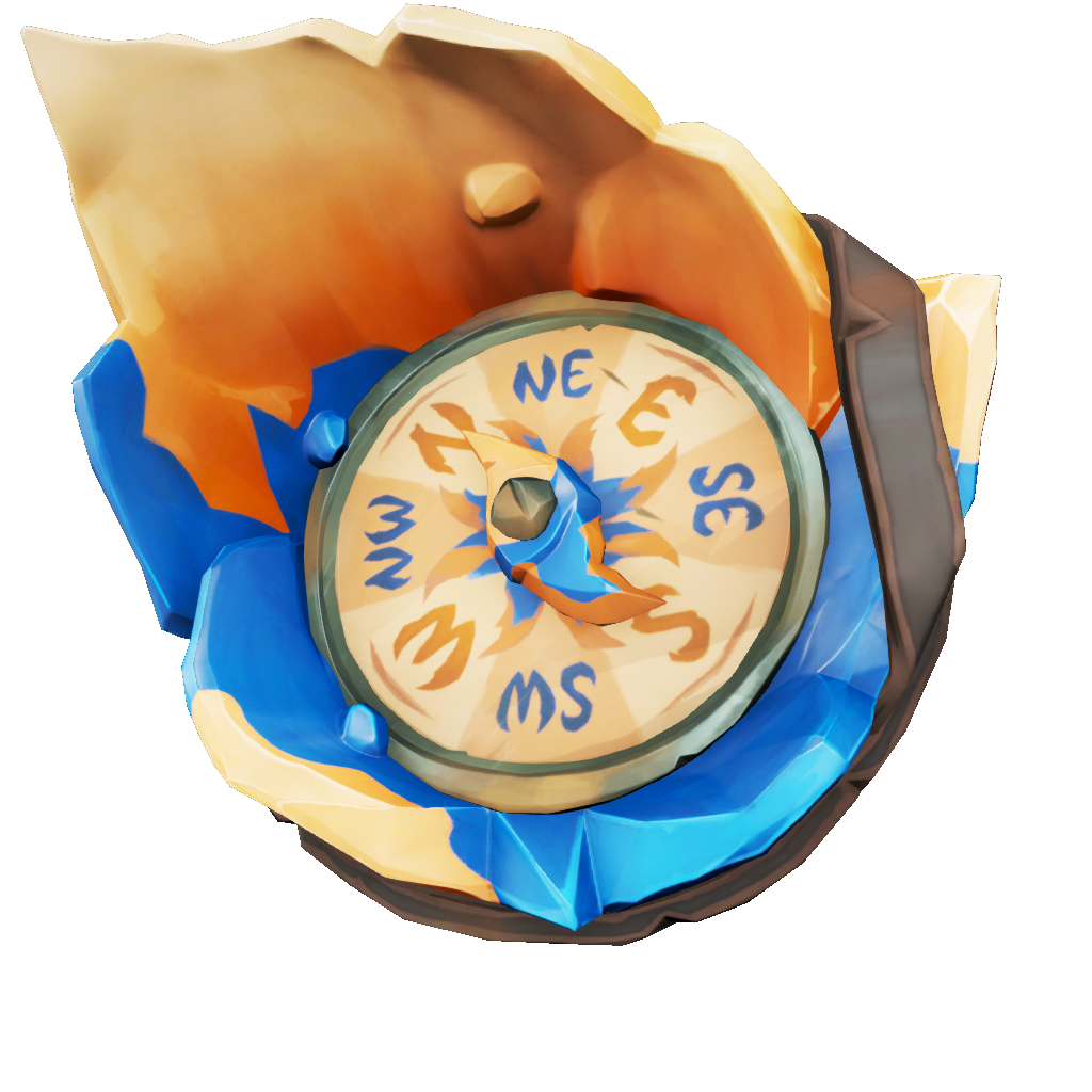 Azure Ocean Crawler Compass