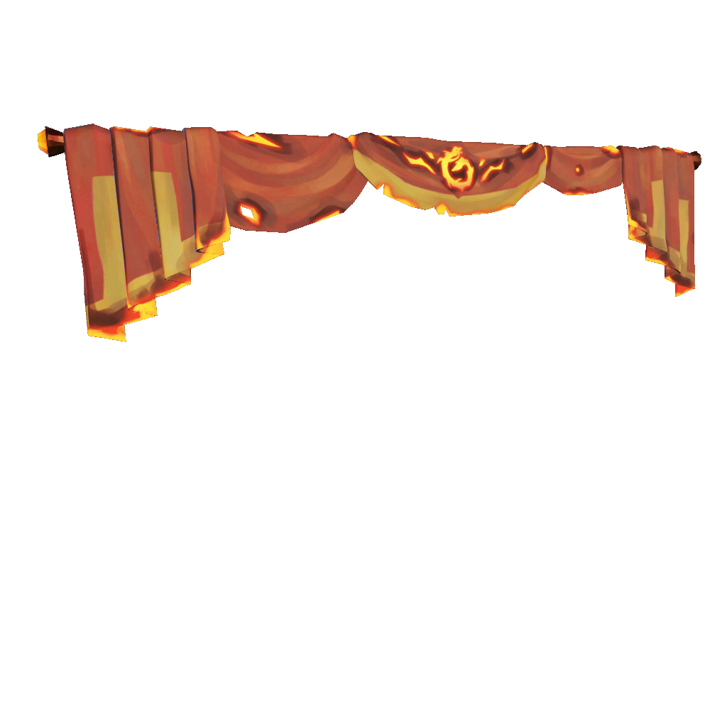 Ashen Dragon Captain's Curtains