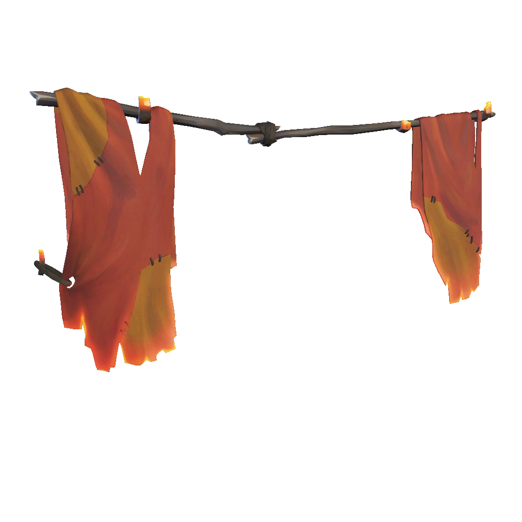 Scorched Forsaken Ashes Captain's Curtains
