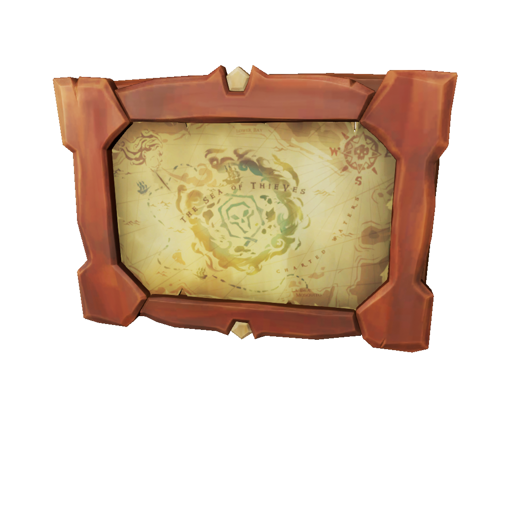 Map to the Sea of Thieves