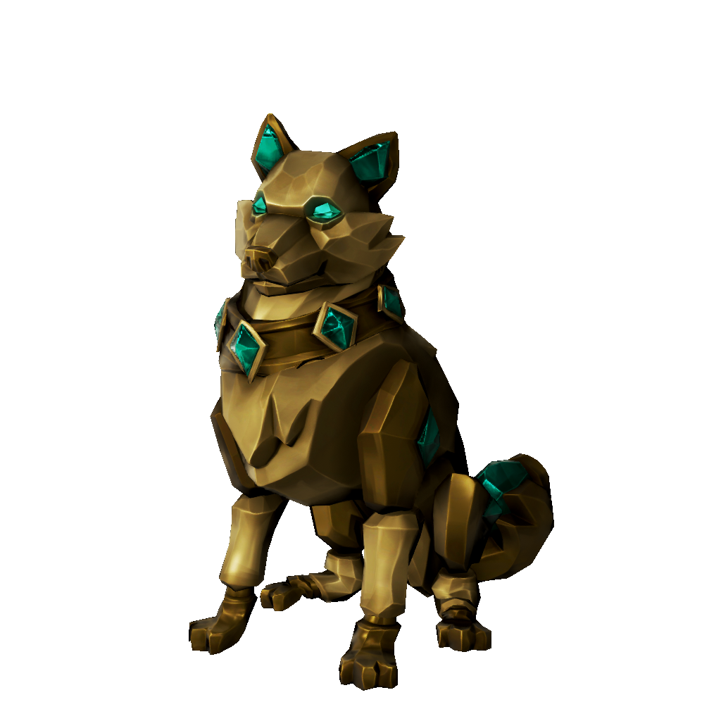 Gold Curse Inu