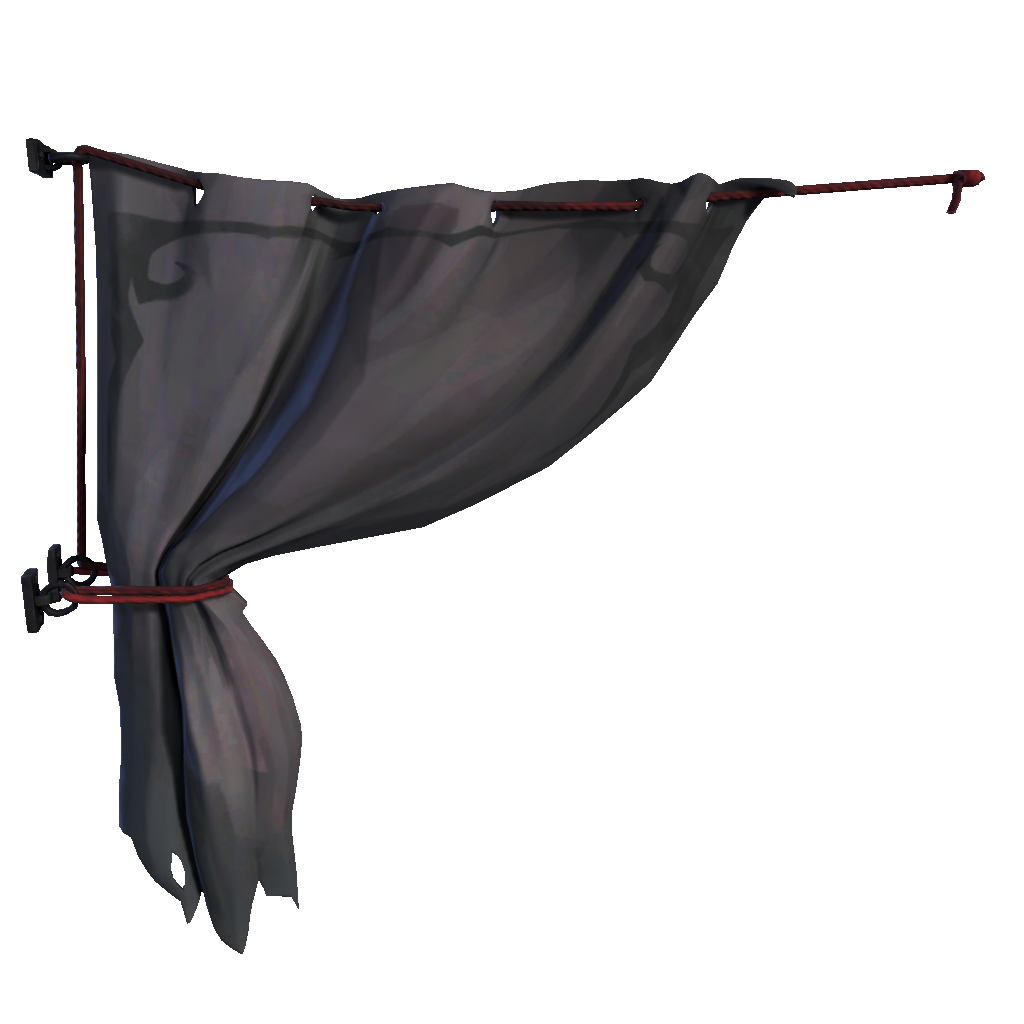 Crimson Crypt Captain's Drapes