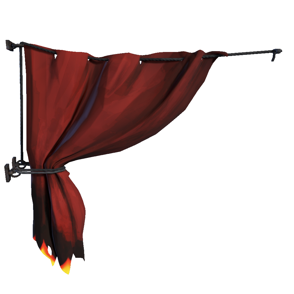 Obsidian Bone Crusher Drapes