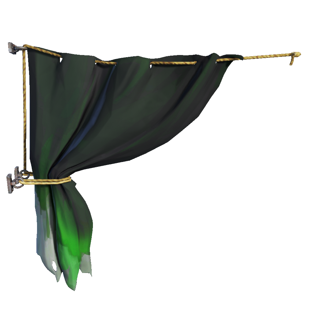 Obsidian Captain's Drapes