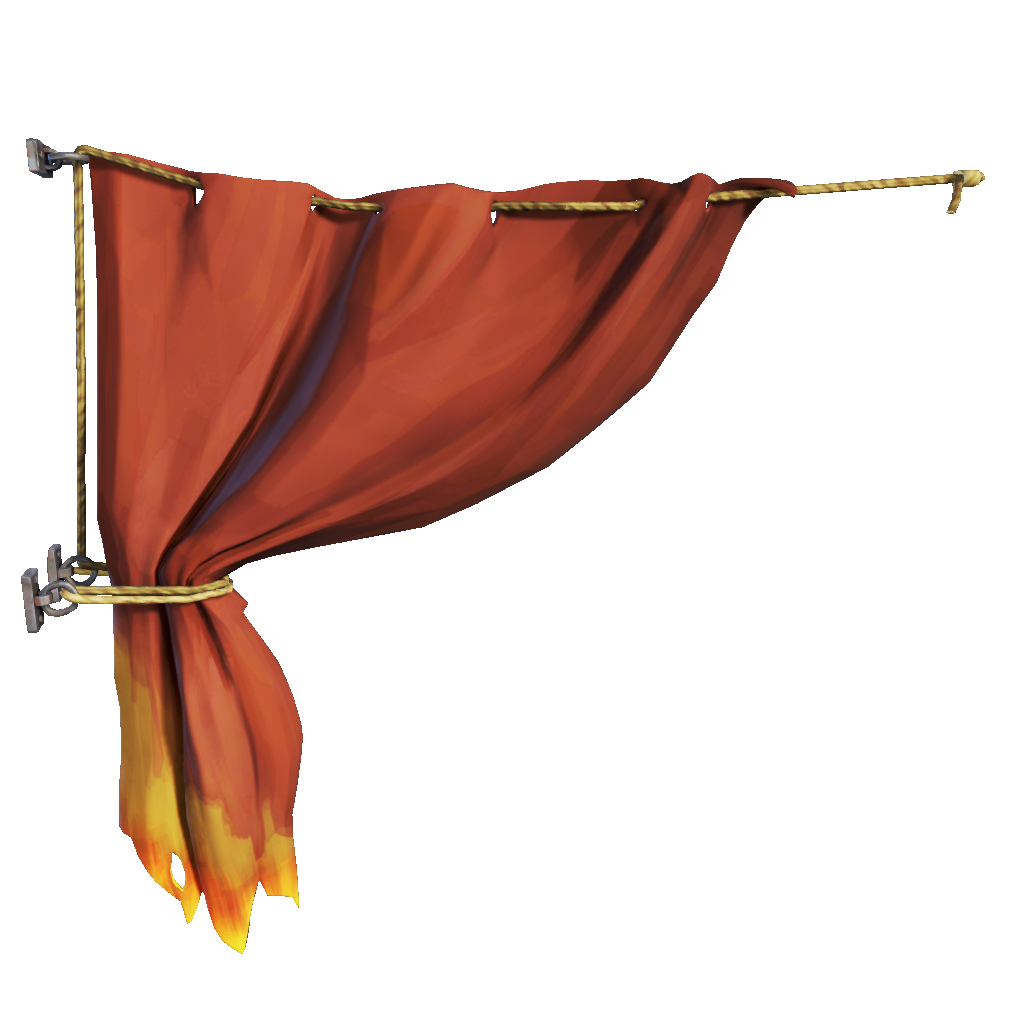 Scorched Forsaken Ashes Captain's Drapes