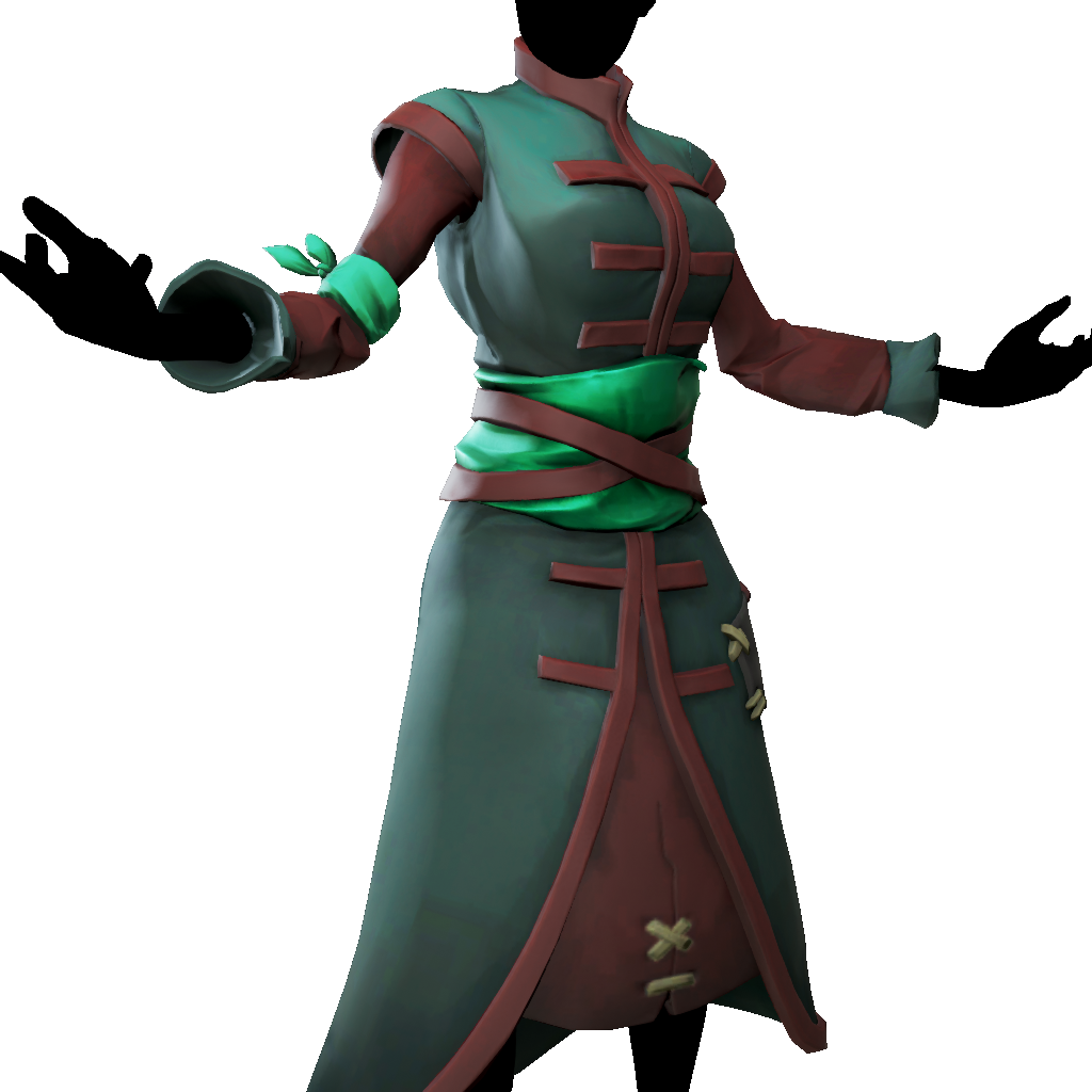 Eastern Winds Jade Dress