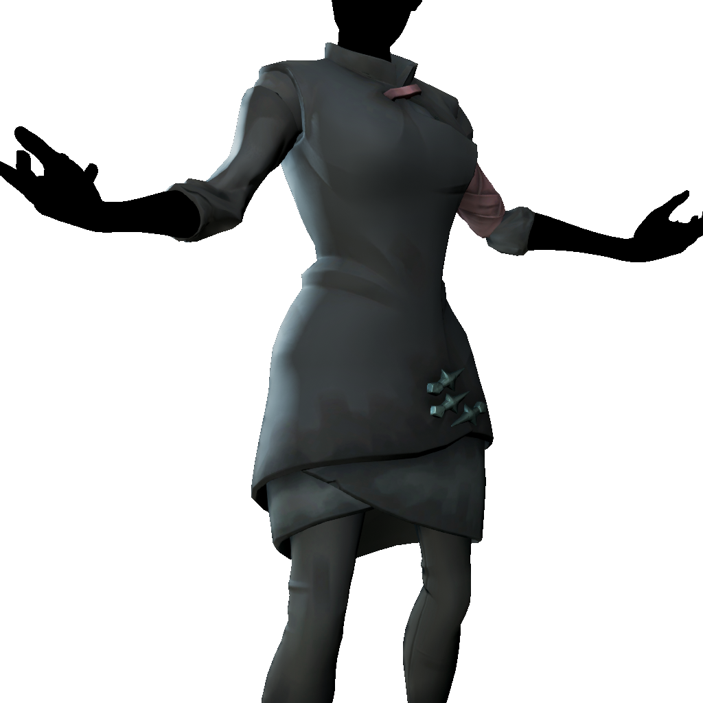 Midnight Blades Dress