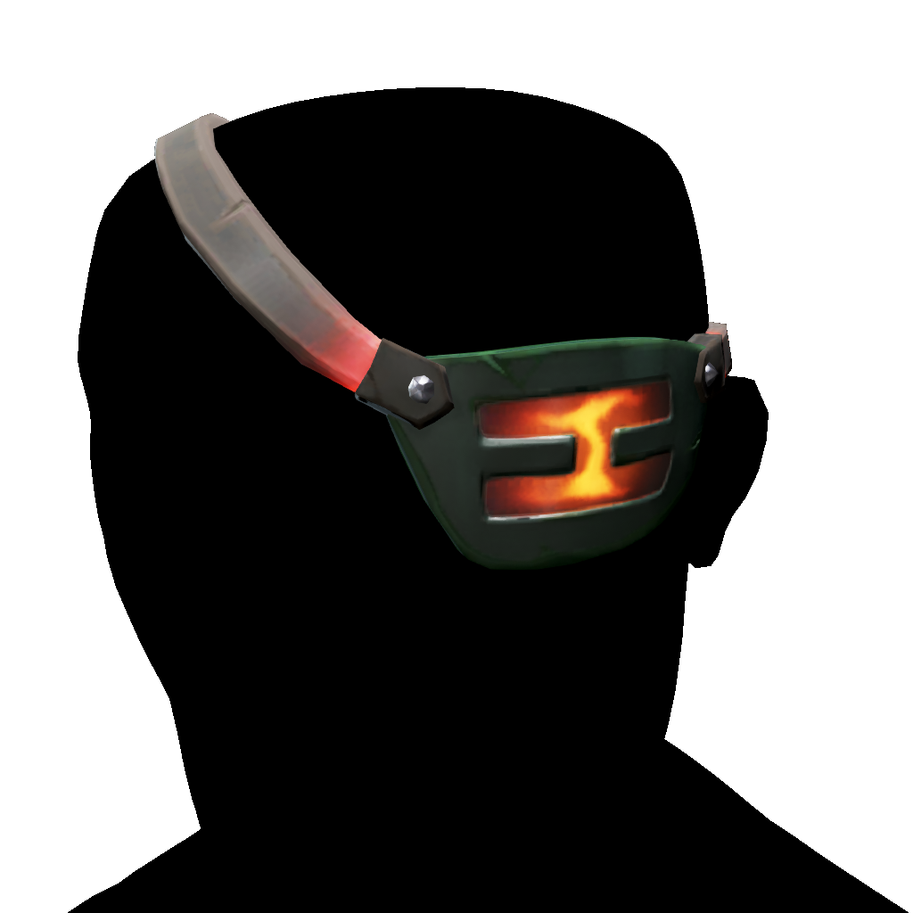 Glowing Eyepatch of the Ashen Dragon