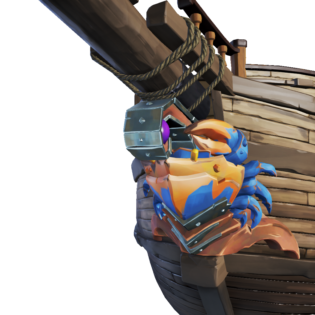 Azure Ocean Crawler Figurehead