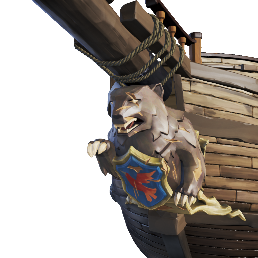 Bear & Bird Figurehead