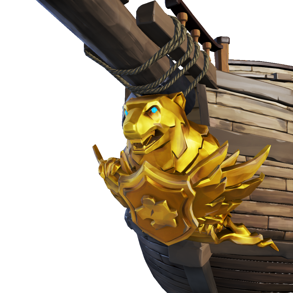 Collector's Bear & Bird Figurehead