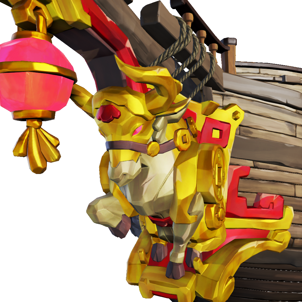Collector's Lunar Festival Ox Figurehead