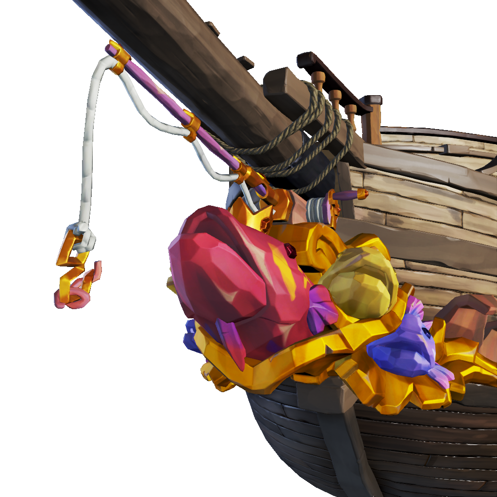Collector's Ruby Splashtail Figurehead