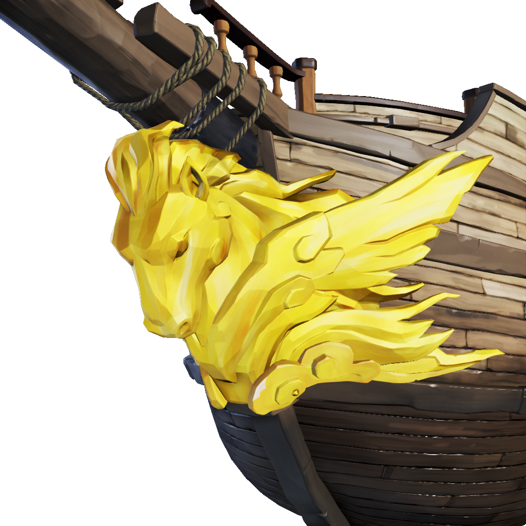 Collector's Shining Pegasus Figurehead