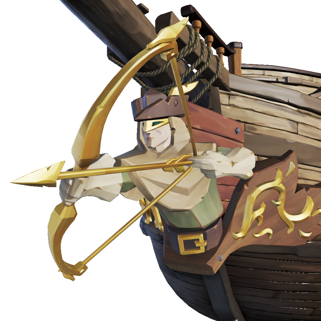 Gold Leaf Figurehead