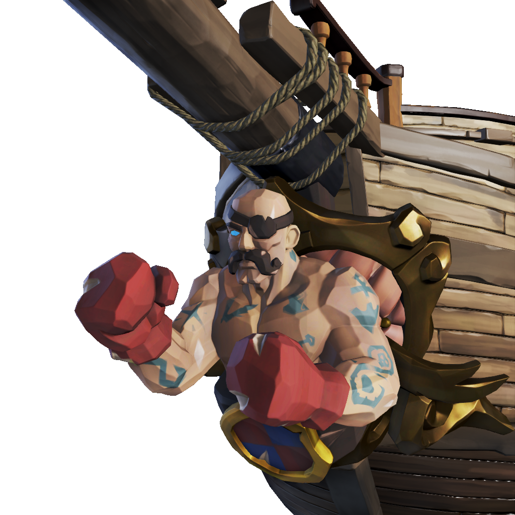 Pirate Pugilist Figurehead