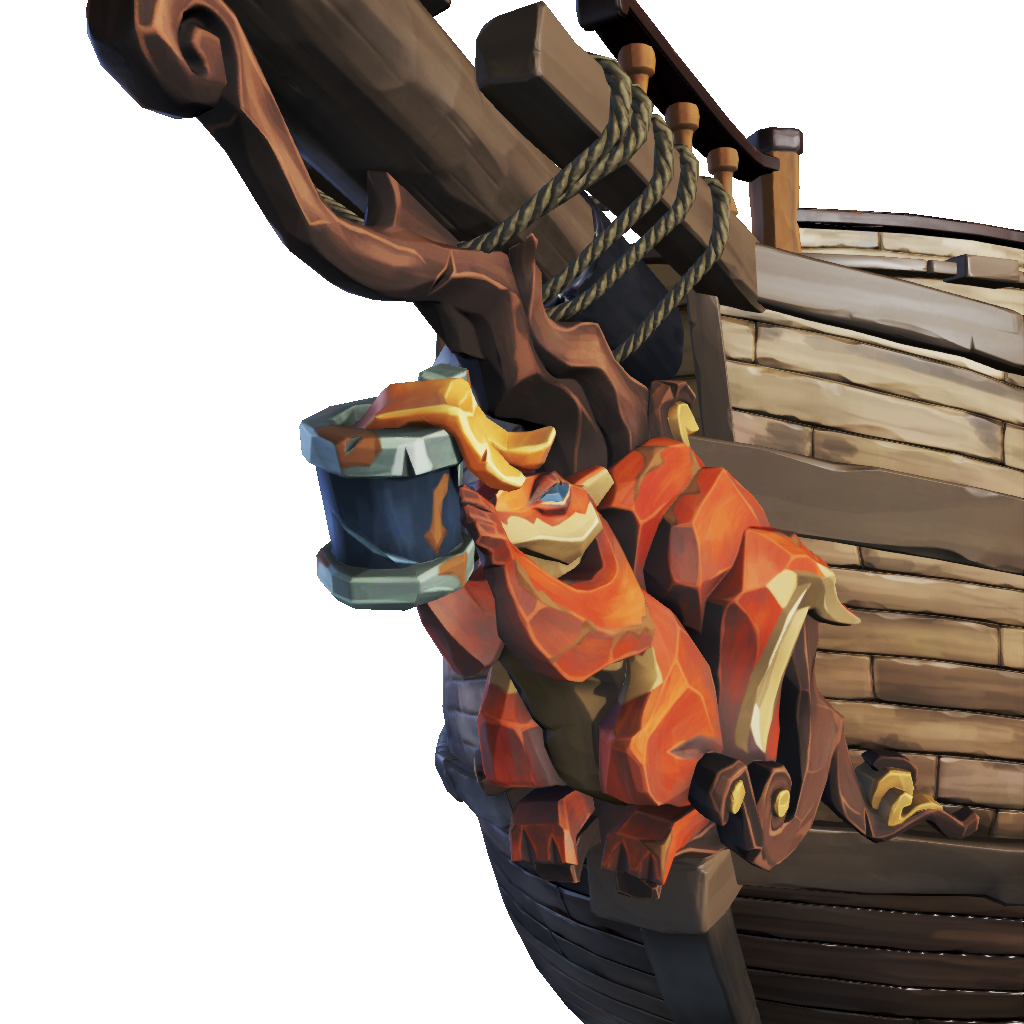 Royal Sea Squirrel Figurehead