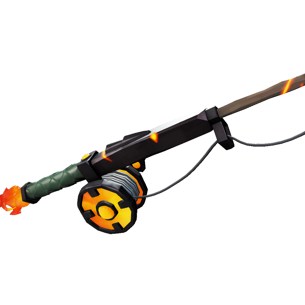 Fishing Rod of the Ashen Dragon