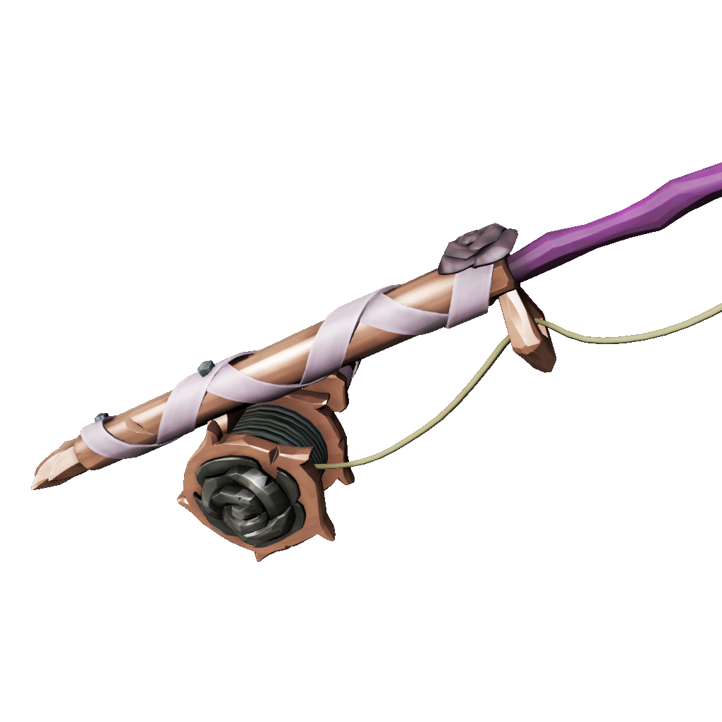Thriving Wild Rose Fishing Rod