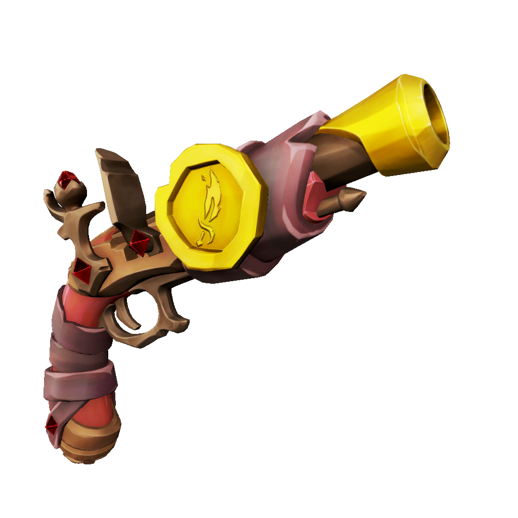 Flaming Jackal Pistol