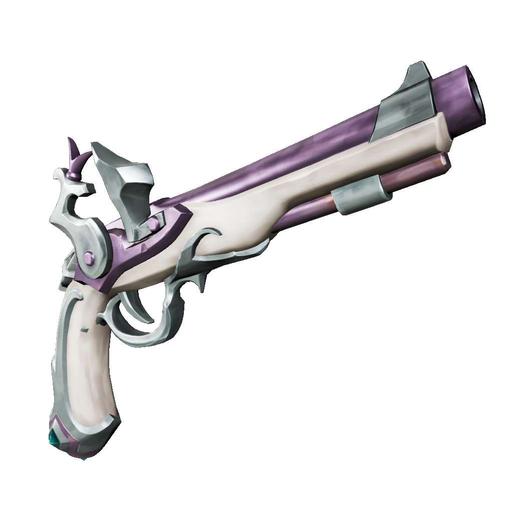Silver Blade Flintlock Pistol