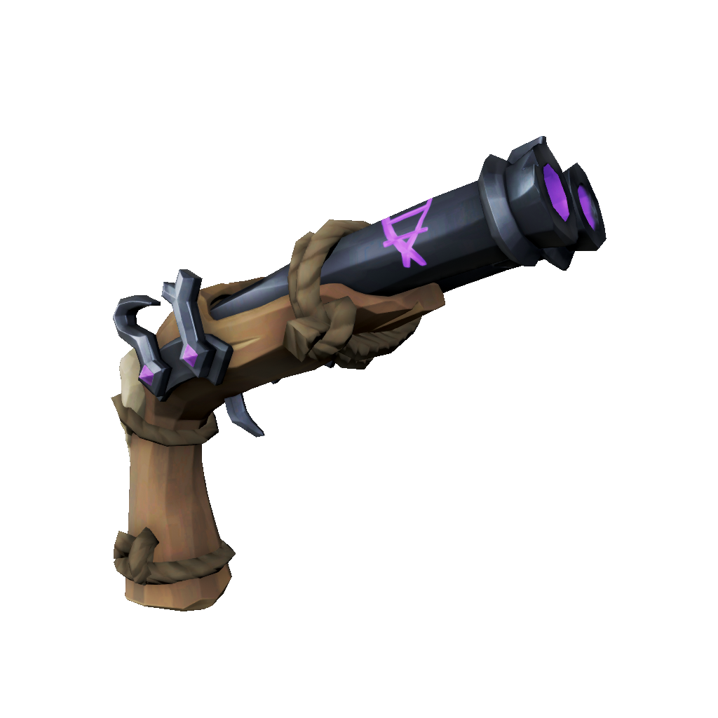 Coral Coven Double Barrel Pistol