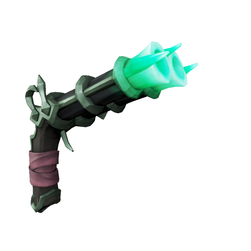 Damned Dark Warsmith Double Barrel Pistol