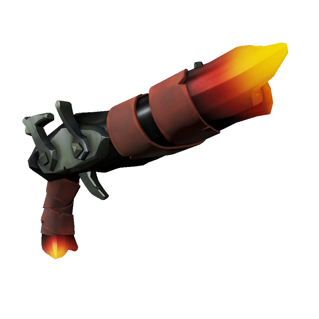Obsidian Bone Crusher Double Barrel Pistol