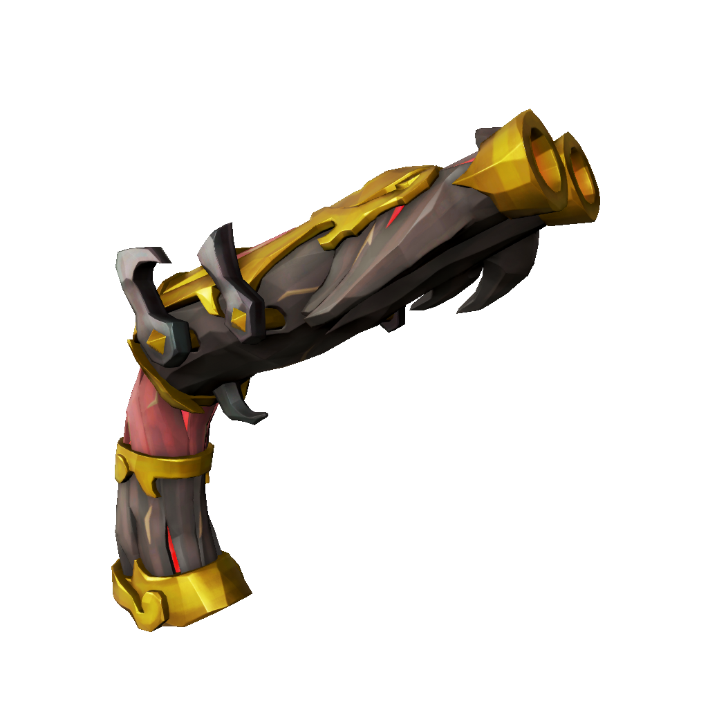 Reaper's Heart Double Barrel Pistol