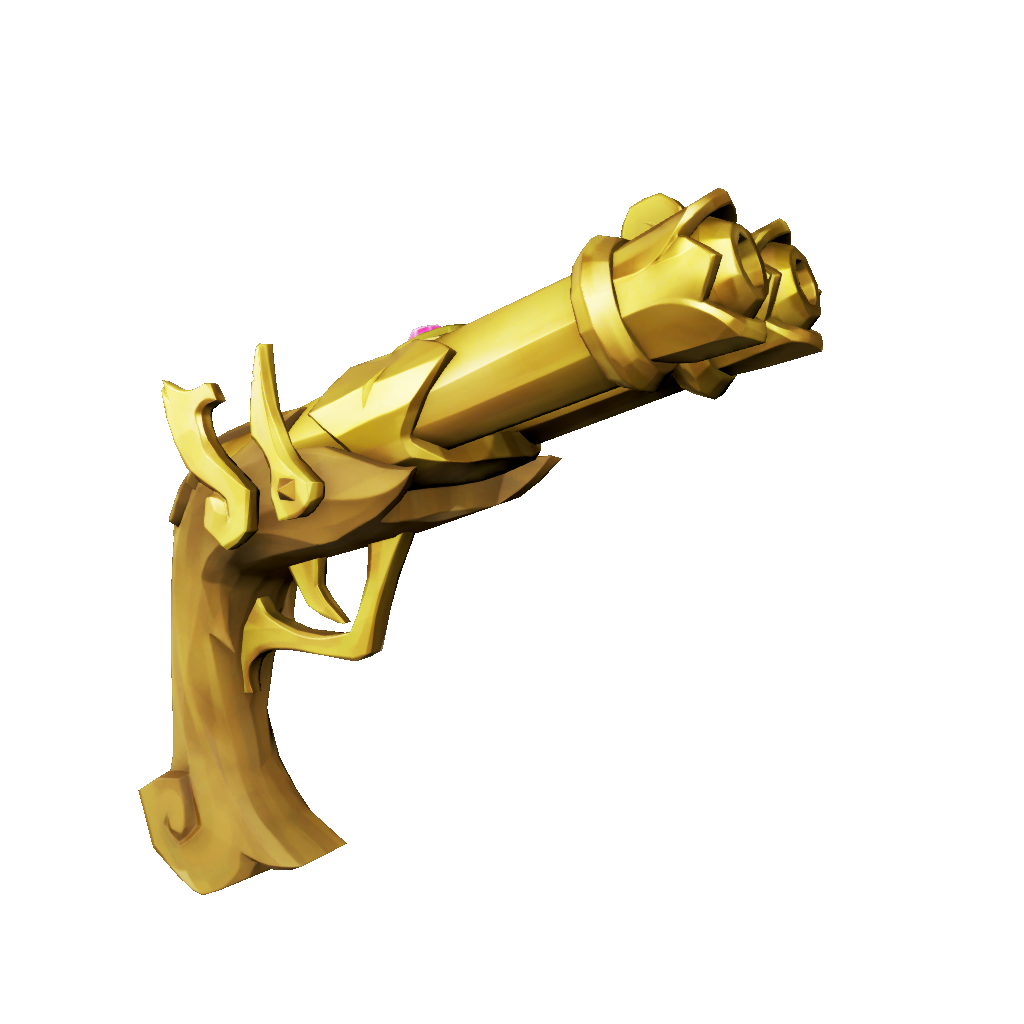 Rococo Double Barrel Pistol
