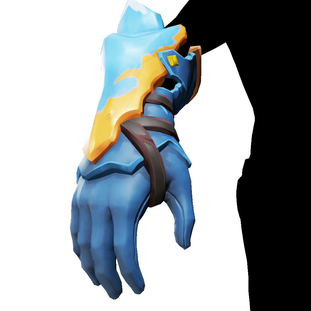 Azure Ocean Crawler Gloves