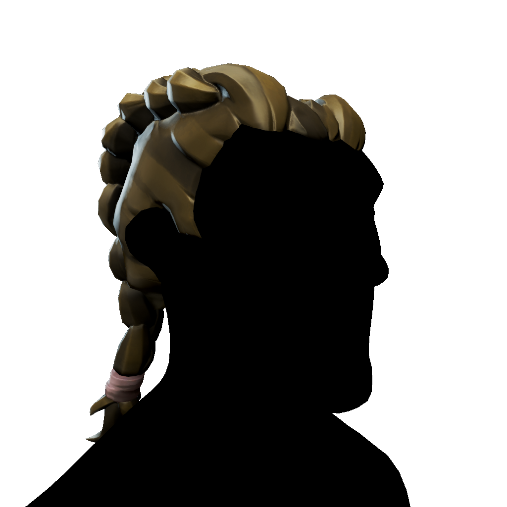 Midnight Blades Twin-Plait Hair