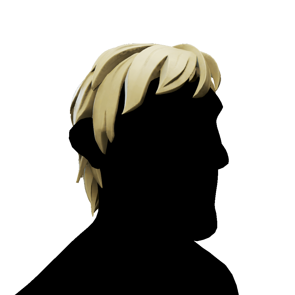 Stuck Down Hair
