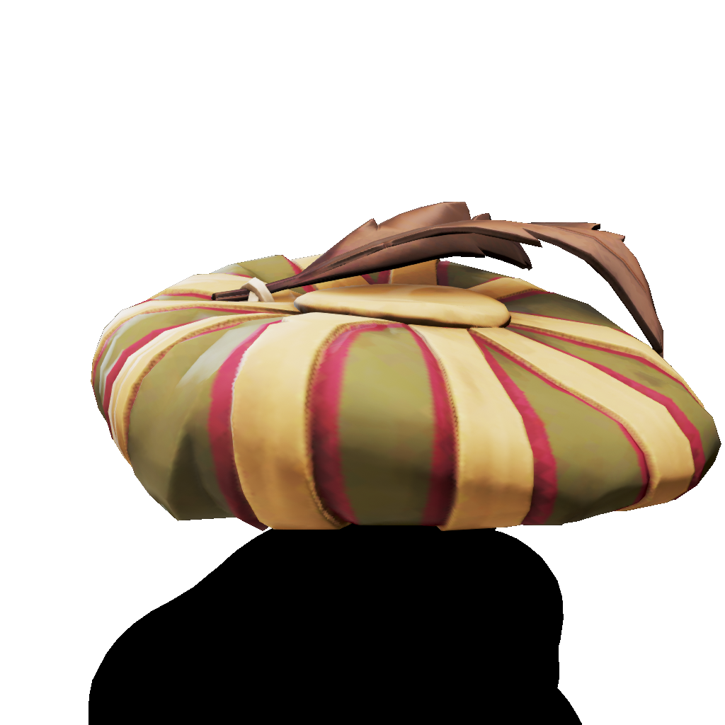 Banded Chaperon Hat
