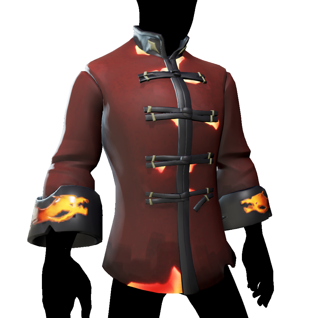 Dapper Jacket of the Ashen Dragon