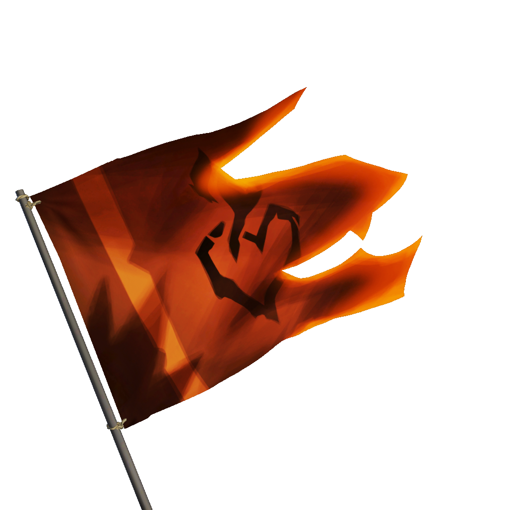 Champion of Flame Battle-Scarred Flag