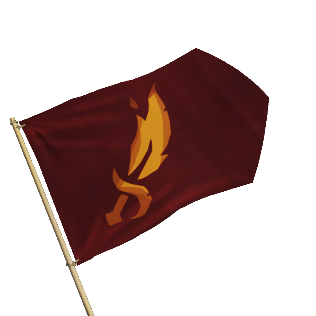 Flaming Jackal Flag