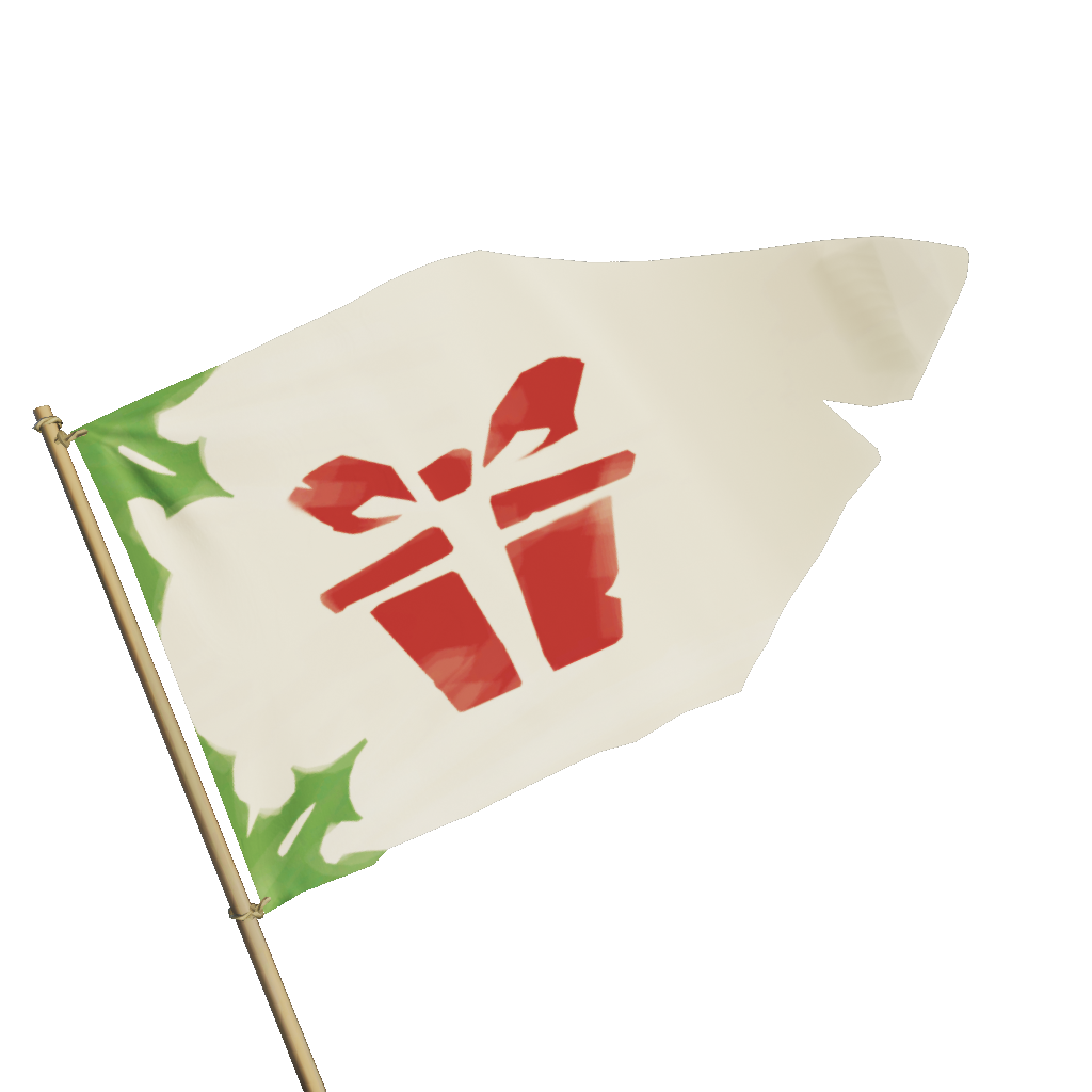 Frosted Present Flag