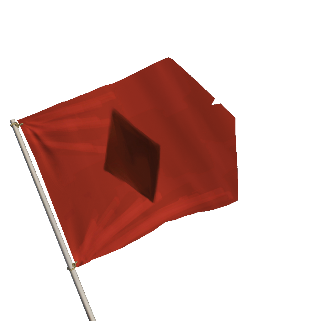 Red Resolute Flag