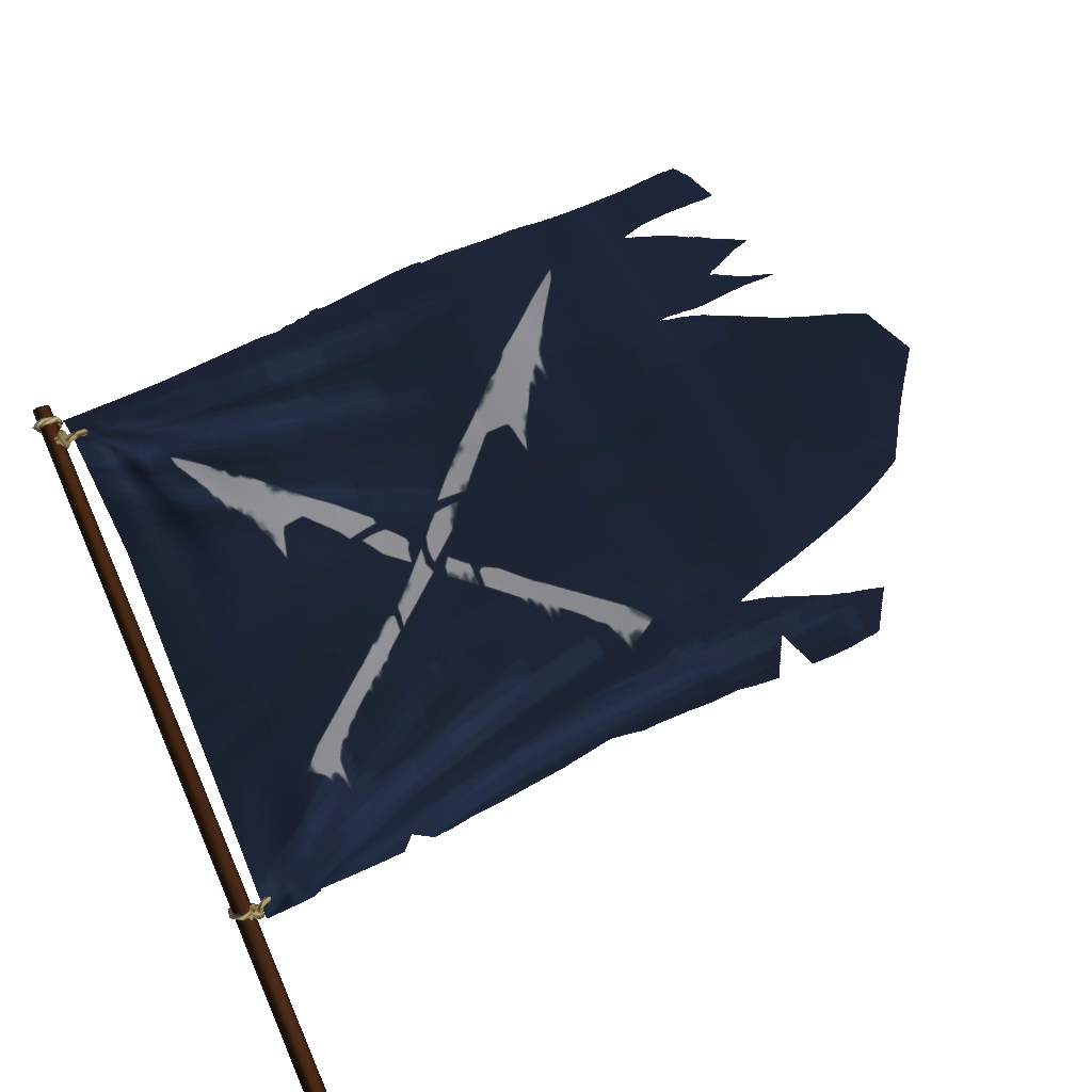 Shrouded Ghost Hunter Flag