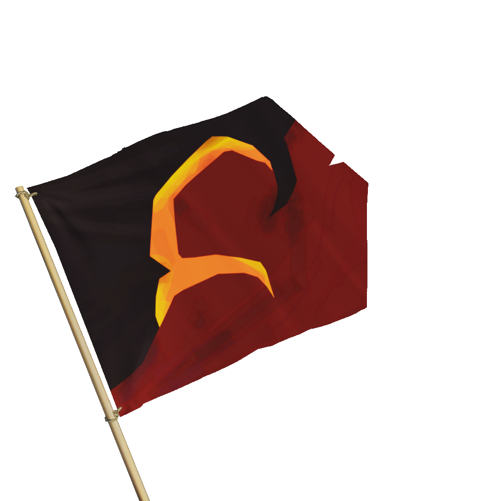 Smouldering Pegasus Flag