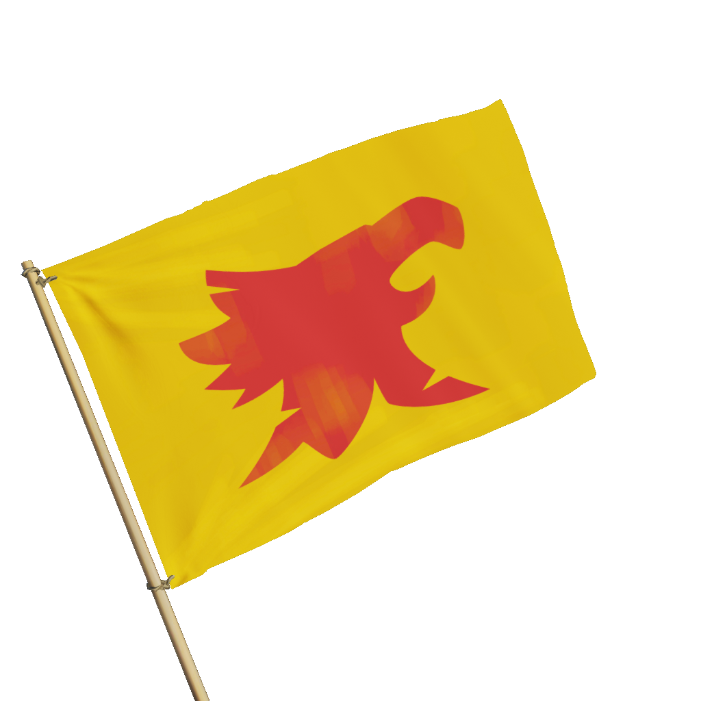 Sunshine Parrot Flag